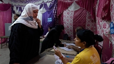 Simultaneously, polling is&nbsp;being held&nbsp;for 42 assembly constituencies in Odisha and the Karnal assembly&nbsp;bypoll&nbsp;in Haryana. (AP)