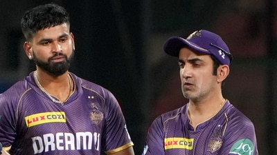 Kolkata Knight Riders captain Shreyas Iyer and mentor Gautam Gambhir during a practice session ahead of the Indian Premier League (IPL) 2024 (PTI) Kolkata Knight Riders captain Shreyas Iyer and mentor Gautam Gambhir during a practice session ahead of the Indian Premier League (IPL) 2024 (PTI)