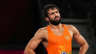 Ravi Dahiya will miss Paris Olympics. (HT_PRINT) Ravi Dahiya will miss Paris Olympics. (HT_PRINT)