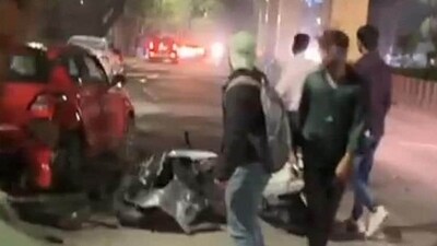 The Pune police crime branch arrested the grandfather of a minor who allegedly crashed a speeding Porsche into a motorcycle. (HT PHOTO) The Pune police crime branch arrested the grandfather of a minor who allegedly crashed a speeding Porsche into a motorcycle. (HT PHOTO)