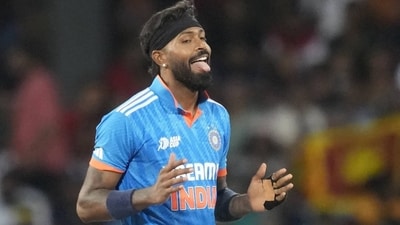 Hardik Pandya last played for India in the 2023 ODI World Cup. (AP) Hardik Pandya last played for India in the 2023 ODI World Cup. (AP)