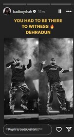 Badshah recently performed at a concert in Dehradun. Badshah recently performed at a concert in Dehradun.