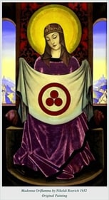 The image shows a painting called 'Madonna Oriflamma'.
(Source: Blogspot/Screenshot) The image shows a painting called 'Madonna Oriflamma'.
(Source: Blogspot/Screenshot)