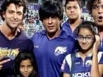Suhana Khan, Ananya Panday and Shanaya Kapoor cheer for KKR. Suhana Khan, Ananya Panday and Shanaya Kapoor cheer for KKR.