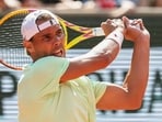 Spain's Rafael Nadal takes part in a practice session during the French Open tennis tournament on Court Philippe-Chatrier at the Roland Garros Complex in Paris Spain's Rafael Nadal takes part in a practice session during the French Open tennis tournament on Court Philippe-Chatrier at the Roland Garros Complex in Paris