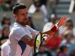 Serbia's Novak Djokovic takes part in a practice session during the French Open. Serbia's Novak Djokovic takes part in a practice session during the French Open.