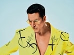 Akshay Kumar in a neon blazer by ace designer Manish Malhotra
