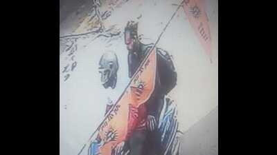 A screen grab from the CCTV footage with accused seen driving a two-wheeler near Lucknow Cantt. (Sourced) A screen grab from the CCTV footage with accused seen driving a two-wheeler near Lucknow Cantt. (Sourced)