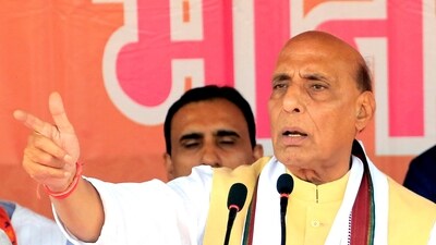 Union defence minister Rajnath Singh (ANI) Union defence minister Rajnath Singh (ANI)