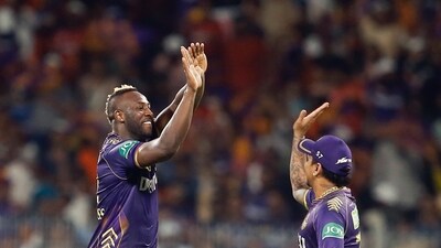The collapse never stopped for SRH with Andre Russel later taking over. He ended the innings with figures of 3/19. (ANI) The collapse never stopped for SRH with Andre Russel later taking over. He ended the innings with figures of 3/19. (ANI)