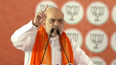 Union home minister Amit Shah in Karakat constituency of Bihar. (BJP/X)