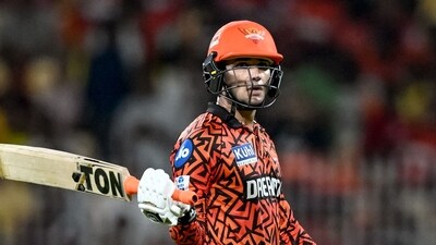 Sunrisers Hyderabad's Abhishek Sharma during IPL 2024 (AFP) Sunrisers Hyderabad's Abhishek Sharma during IPL 2024 (AFP)