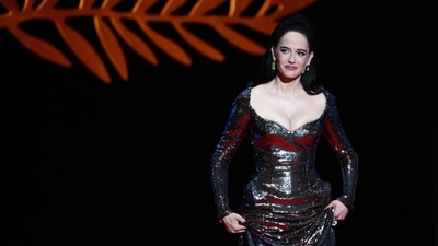 Cannes Film Festival 2024: French actress and member of the Jury of the 77th Cannes Film Festival Eva Green poses on stage during the Closing Ceremony at the 77th edition of the Cannes Film Festival. She wore a metallic sequinn gown for the occasion. (AFP) Cannes Film Festival 2024: French actress and member of the Jury of the 77th Cannes Film Festival Eva Green poses on stage during the Closing Ceremony at the 77th edition of the Cannes Film Festival. She wore a metallic sequinn gown for the occasion. (AFP)