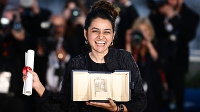 Payal Kapadia has scripted history by becoming the first Indian filmmaker to win the Grand Prix award at the Cannes Film Festival for her film All We Imagine as Light. The film bagged the award, the second-most prestigious prize of the festival after the Palme d'Or, at the closing ceremony on Saturday night. Payal's movie, which screened on Thursday night, is the first Indian film in 30 years and the first ever by an Indian female director to be showcased in the main competition. The last Indian movie to be selected for the main competition was Shaji N Karun's 1994 movie Swaham. Payal Kapadia has scripted history by becoming the first Indian filmmaker to win the Grand Prix award at the Cannes Film Festival for her film All We Imagine as Light. The film bagged the award, the second-most prestigious prize of the festival after the Palme d'Or, at the closing ceremony on Saturday night. Payal's movie, which screened on Thursday night, is the first Indian film in 30 years and the first ever by an Indian female director to be showcased in the main competition. The last Indian movie to be selected for the main competition was Shaji N Karun's 1994 movie Swaham.
