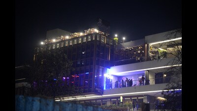 The Pimpri Chinchwad Municipal Corporation (PCMC) on Saturday demolished three illegal rooftop restaurants located in the Wakad area. (REPRESENTATIVE PIC) The Pimpri Chinchwad Municipal Corporation (PCMC) on Saturday demolished three illegal rooftop restaurants located in the Wakad area. (REPRESENTATIVE PIC)