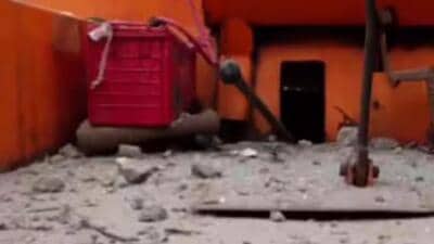 The explosion took place in the unit located near Pirda village in Chhattisgarh’s Bemetara district on Saturday (Twitter Photo) The explosion took place in the unit located near Pirda village in Chhattisgarh’s Bemetara district on Saturday (Twitter Photo)
