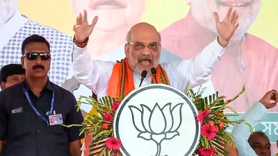Union Home Minister Amit Shah accused the Congress of hurting Punjab (PTI) Union Home Minister Amit Shah accused the Congress of hurting Punjab (PTI)