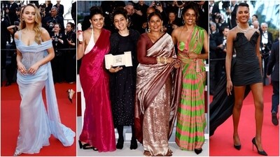 Cannes Film Festival 2024: The curtains have officially closed on the Cannes Film Festival. On the last day of the 77th edition of the Festival de Cannes, stars from all over the globe gathered for one last time on the red carpet. Among all the stars who attended the finale, Joey King, the cast and director of All We Imagine as Light, Simone Ashley, Viola Davis and Jury President Greta Gerwig stood out, captivating everyone with their sublime appearances. Keep scrolling to see who wore what on the last day of Cannes. (AFP, Reuters, AFP ) Cannes Film Festival 2024: The curtains have officially closed on the Cannes Film Festival. On the last day of the 77th edition of the Festival de Cannes, stars from all over the globe gathered for one last time on the red carpet. Among all the stars who attended the finale, Joey King, the cast and director of All We Imagine as Light, Simone Ashley, Viola Davis and Jury President Greta Gerwig stood out, captivating everyone with their sublime appearances. Keep scrolling to see who wore what on the last day of Cannes. (AFP, Reuters, AFP )