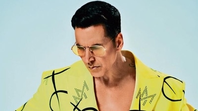Akshay Kumar in a neon blazer by ace designer Manish Malhotra Akshay Kumar in a neon blazer by ace designer Manish Malhotra