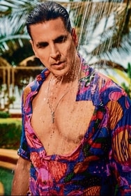 Akshay amps up the summer coolth in a printed shirt from Nautanky Akshay amps up the summer coolth in a printed shirt from Nautanky