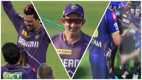 Gambhir masterminded KKR's first two title wins as captain in 2012 and 2014 (IPL-PTI)