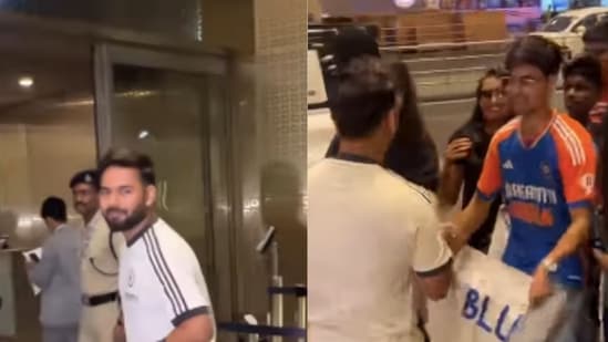 Rishabh Pant was the centre of attention.