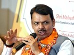Maharashtra Deputy Chief Minister Devendra Fadnavis addresses a gathering during the 'Vishesh Sampark Abhiyan', in New Delhi on Thursday. Maharashtra Deputy Chief Minister Devendra Fadnavis addresses a gathering during the 'Vishesh Sampark Abhiyan', in New Delhi on Thursday.
