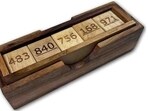 Royal Vale Heath’s Deciphering Dice is marketed in a woodcraft version by Creative Crafthouse, US. (Source: Creative Crafthouse)
