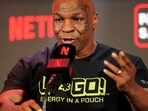 Mike Tyson speaks during a news conference promoting his upcoming boxing bout against Jake Paul, Thursday, May 16, 2024, in Arlington, Texas. The fight is scheduled for July 20.