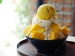 Rahul Gandhi, a day back, visited a store in Delhi to try the Korean dessert – Bingsu.(Unsplash)