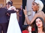 Cannes red carpet incidents involving Kelly Rowland, Massiel Taveras, and YoonA spark outrage. Celebrities confront security guards for rushed posing, Cannes red carpet incidents involving Kelly Rowland, Massiel Taveras, and YoonA spark outrage. Celebrities confront security guards for rushed posing,
