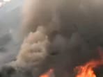 The rescue department confirmed that no loss of life occurred and said half of the school building was constructed with wood.