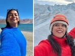 By the picturesque Pangong Lake and in icy Patagonia