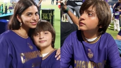 Shah Rukh Khan and Gauri Khan welcomed their third child, AbRam, in 2013. Not only his parents but his siblings, Aryan and Suhana also dote on him. Shah Rukh Khan and Gauri Khan welcomed their third child, AbRam, in 2013. Not only his parents but his siblings, Aryan and Suhana also dote on him.