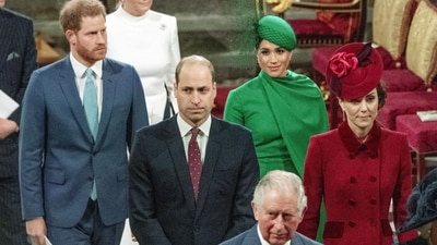 Prince Harry Memoir Spare Leaked: Prince Harry and Meghan Duchess of Sussex, Prince William and Kate, Duchess of Cambridge, with Prince Charles are seen. (AP) Prince Harry Memoir Spare Leaked: Prince Harry and Meghan Duchess of Sussex, Prince William and Kate, Duchess of Cambridge, with Prince Charles are seen. (AP)