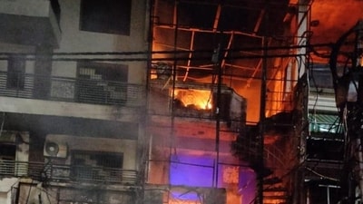Fire at children hospital in East Delhi’s Vivek Vihar killed seven newborns (Twitter Photo) Fire at children hospital in East Delhi’s Vivek Vihar killed seven newborns (Twitter Photo)