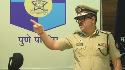 Pune Porsche crash: Police commissioner Amitesh Kumar ( credit Mahendra Kolhe) Pune Porsche crash: Police commissioner Amitesh Kumar ( credit Mahendra Kolhe)