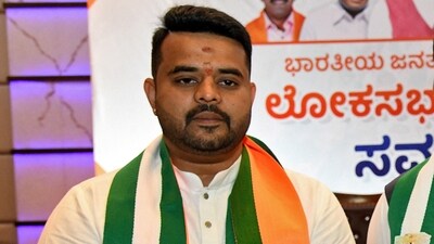Prajwal Revanna, a leader of Janata Dal (Secular) party, (Reuters)