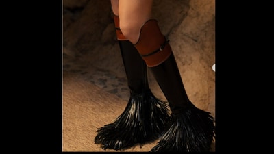 Louis Vuitton boots from their latest collection. Louis Vuitton boots from their latest collection.