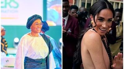 Following the Nigeria's First Lady's speech, one royal fan on X, wrote: “Meghan Markle managed to create an international incident! We warned her about the clothes.” (X) Following the Nigeria's First Lady's speech, one royal fan on X, wrote: “Meghan Markle managed to create an international incident! We warned her about the clothes.” (X)