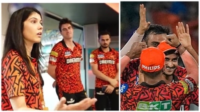 Kavya Maran visited the dressing room of the Sunrisers Hyderabad after the IPL 2024 final (PTI-SRH) Kavya Maran visited the dressing room of the Sunrisers Hyderabad after the IPL 2024 final (PTI-SRH)