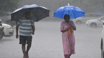 Monsoon withdrawal in this region is usually announced by IMD when there is no rain for four to five days in a row and an anti-cyclonic movement starts to form over the region, along with drop in humidity. (Keshav Singh/HT)