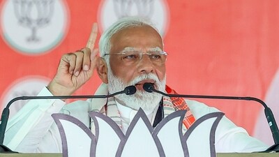 Prime Minister Narendra Modi at a poll rally in Karakat on Saturday. (ANI) Prime Minister Narendra Modi at a poll rally in Karakat on Saturday. (ANI)