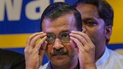 Delhi chief minister Arvind Kejriwal seeks 7-day extension of interim bail. (PTI) Delhi chief minister Arvind Kejriwal seeks 7-day extension of interim bail. (PTI)