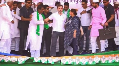 The incident took place when Rahul Gandhi was here for the Lok Sabha election campaign in the Patliputra parliamentary constituency, where Lalu Prasad Yadav's daughter Misa Bharti is contesting on the RJD ticket. (PTI) The incident took place when Rahul Gandhi was here for the Lok Sabha election campaign in the Patliputra parliamentary constituency, where Lalu Prasad Yadav's daughter Misa Bharti is contesting on the RJD ticket. (PTI)