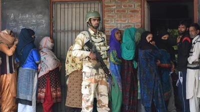 Polling for all five constituencies of Jammu and Kashmir has been completed. (HT File) Polling for all five constituencies of Jammu and Kashmir has been completed. (HT File)