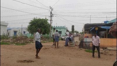 Tensions prevailed in Andhra Pradesh’s Tumrukota village amid poll violence. (HT Photo)