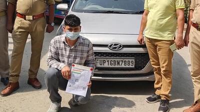 The suspect made a fake website of a courier service offering to transport cars, he would pick up the cars of his victims for a fee, and a few days later blackmail them for more money to ensure the vehicle’s delivery at its destination. (HT Photo) The suspect made a fake website of a courier service offering to transport cars, he would pick up the cars of his victims for a fee, and a few days later blackmail them for more money to ensure the vehicle’s delivery at its destination. (HT Photo)