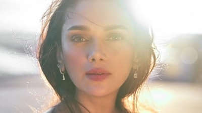 Aditi Rao Hydari treated fans with her latest look from Cannes Film Festival on Monday. Aditi Rao Hydari treated fans with her latest look from Cannes Film Festival on Monday. 