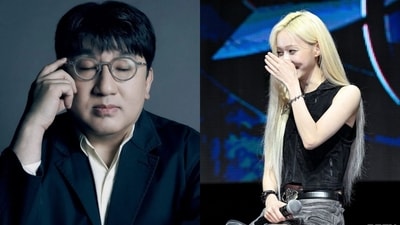 Karina talks about positive relationship with NewJeans during interview, aespa set for comeback with album Armageddon amid controversy over leaked chat between HYBE's chairman and ADOR's CEO. (Pic source- Bighit music, X) Karina talks about positive relationship with NewJeans during interview, aespa set for comeback with album Armageddon amid controversy over leaked chat between HYBE's chairman and ADOR's CEO. (Pic source- Bighit music, X)